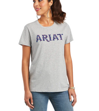 Load image into Gallery viewer, Ariat Women&#39;s REAL Tribal Lore Relaxed Tee Shirt - Heather Grey 10040535