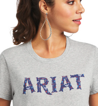 Load image into Gallery viewer, Ariat Women&#39;s REAL Tribal Lore Relaxed Tee Shirt - Heather Grey 10040535