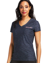 Load image into Gallery viewer, ARIAT Women&#39;s Laguna Logo T-Shirt - Blue Nights 10039544