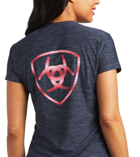 ARIAT Women's Laguna Logo T-Shirt - Blue Nights 10039544