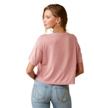 Load image into Gallery viewer, Ariat Ladies Island Blush Buffalo Rising T-Shirt - Island Blush (10044930)