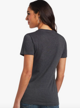 Load image into Gallery viewer, Ariat ladies t-shirt Peace Love Horses - Charcoal Heather (10040960)