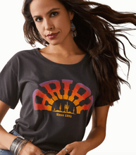 Load image into Gallery viewer, Ariat Women&#39;s Rainbow Charcoal Heather T-Shirt - Charcoal Heather (10044606)