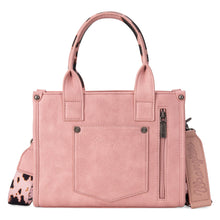 Load image into Gallery viewer, Wrangler Tote - Pink Cow Print