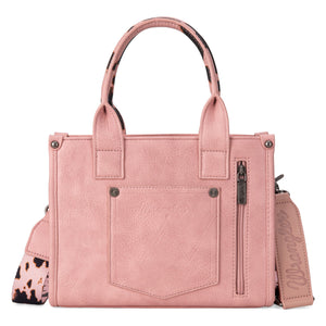 Wrangler Tote - Pink Cow Print