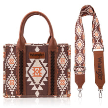 Load image into Gallery viewer, Wrangler Southwestern Print Tote - BROWN2