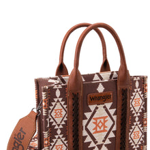 Load image into Gallery viewer, Wrangler Southwestern Print Tote - BROWN2