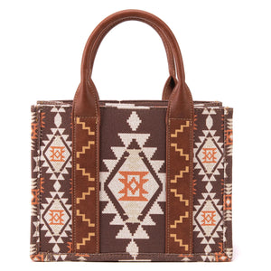 Wrangler Southwestern Print Tote - BROWN2