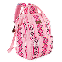 Load image into Gallery viewer, Wrangler Canvas Southwestern backpack - light pink