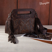 Load image into Gallery viewer, Wrangler Mini Tote Fringe - Chocolate