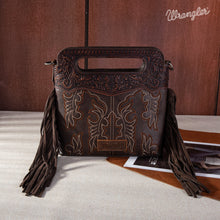 Load image into Gallery viewer, Wrangler Mini Tote Fringe - Chocolate