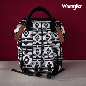 Wrangler Backpack - Black Aztec