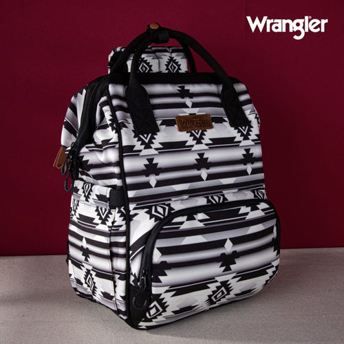 Wrangler Backpack - Black Aztec