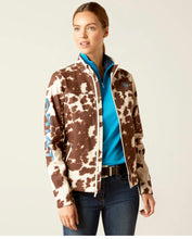 Load image into Gallery viewer, Ariat women’s new team print softshell jacket - pony