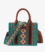 Load image into Gallery viewer, Wrangler small tote - Turquoise