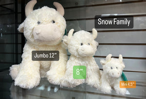 Snow the highland - 8 inches cow -
