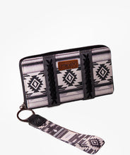 Load image into Gallery viewer, Wrangler southwestern wristlet wallet - Grey