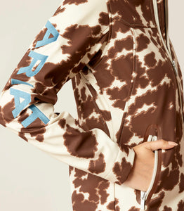 Ariat women’s new team print softshell jacket - pony