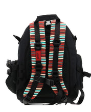 Load image into Gallery viewer, &quot;MULE&quot; HOOEY BACKPACK BLACK W/GREY/TAN AZTEC PATTERN