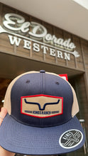 Load image into Gallery viewer, Kimes Ranch cap Replay Trucker - navy / cream