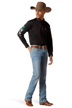Load image into Gallery viewer, Ariat Men’s Team Logo Twill Classic Fit Shirt - Black / Mexico