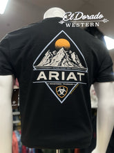 Load image into Gallery viewer, Ariat men’s T shirt - Diamond Mountain Black