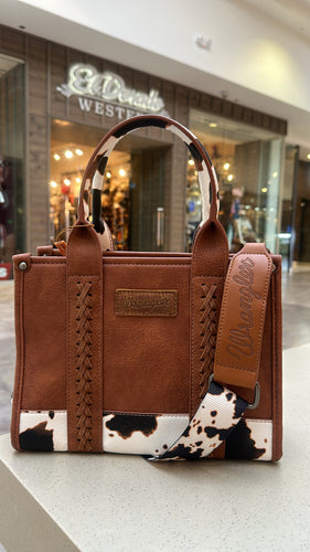 Wrangler Tote cow - Brown