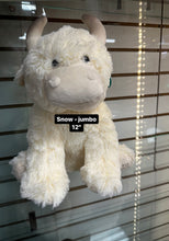 Load image into Gallery viewer, Snow - Jumbo highland cow (Cream) - Toy