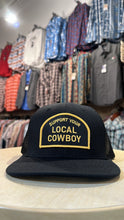 Load image into Gallery viewer, Support your local cowboy cap - Black/Gold