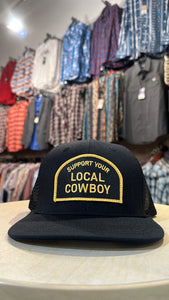 Support your local cowboy cap - Black/Gold