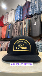 Support your local cowboy cap - Black/Gold