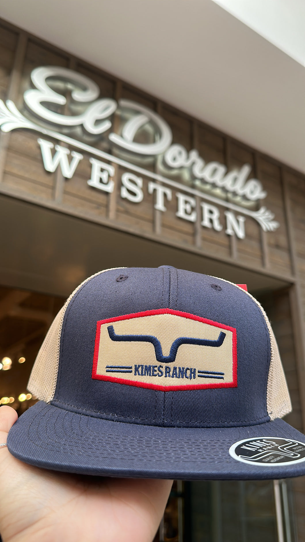 Kimes Ranch cap Replay Trucker - navy / cream