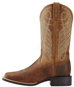 Ariat Women Round up Wide Square Toe boot