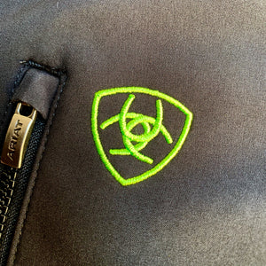 Ariat Logo 2.0 Softshell Jacket Men - Black/Lime Green