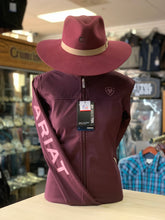 Load image into Gallery viewer, Ariat Women New Team Softshell Jacket - Winetasting