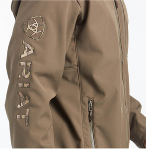 Ariat MEN's Logo 2.0 Softshell jacket - Morel / Camo