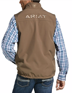 Ariat Men's Logo 2.0 Soft-shell Vest - Morel / Camo