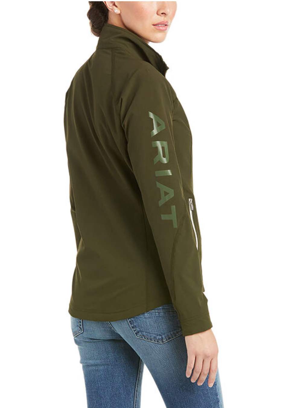 Ariat WOMEN S Agile Softshell Water Resistant Jacket Relic Green