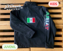 Load image into Gallery viewer, Kids&#39; New Team Softshell MEXICO Water Resistant Jacket