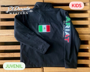 Kids' New Team Softshell MEXICO Water Resistant Jacket