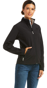 Ariat Women's New Team Softshell Jacket - Black / Black