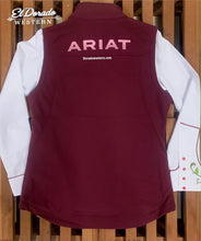 Load image into Gallery viewer, Ariat Women&#39;s New Team Soft-shell Vest - Windsor Wine