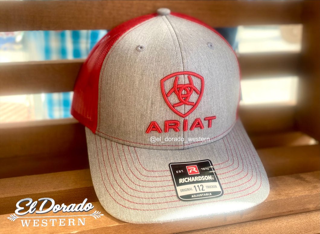 Ariat cap - Grey / Red