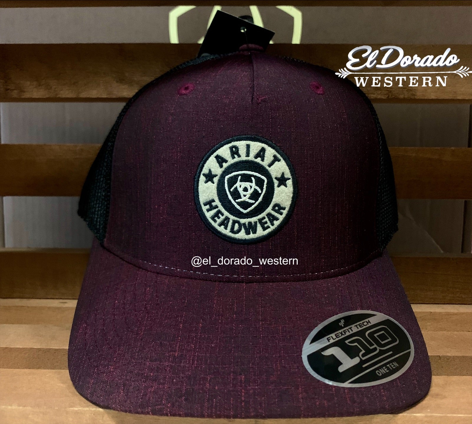 Ariat Cap - Heather Wine / Black