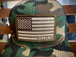 Ariat cap - USA flag and camouflage