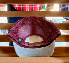 Load image into Gallery viewer, Ariat cap - Grey/Burgundy