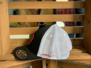 Ariat Cap Black with White Mesh