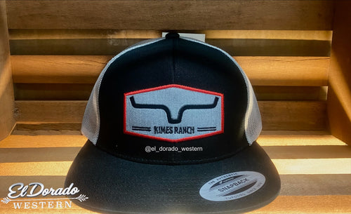 Kimes Ranch REPLAY TRUCKER cap - BLACK