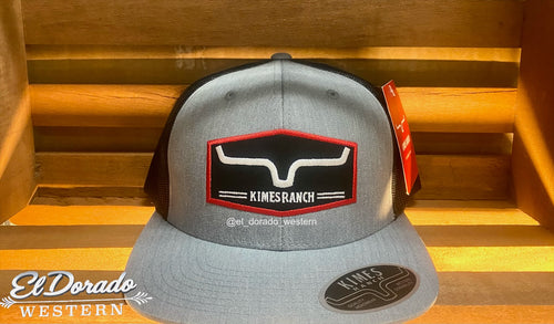 Kimes Ranch Replay Trucker cap - Heather Grey