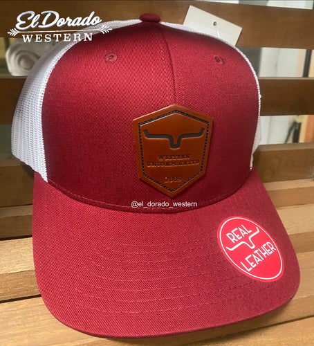 KIMES RANCH SHIELDED TRUCKER cap - CARDINAL RED